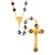 Four Evangelist Jet Bead Rosary