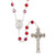 Prague Ruby Rosary (J7418)