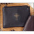 Black Leather Rosary Case  - 3/pk