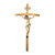 Wood Crucifix with Resin Corpus - 2/pk
