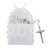 First Communion Chalice Brocade Rosary Case with Snap Closure