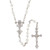 White First Communion Rosary with Case - 8/pk