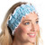 Seersucker Spa Headband - Turquoise - 4/cs