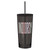 Glass Tumbler with Straw - Indoorsy - 4/cs