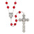 Vienna Collection Ruby Rosary (J7387)