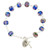 Murano Collection Sapphire Rosary Bracelet