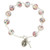 Murano Collection White Rosary Bracelet