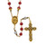 Heart on Fire Collection St. Michael and Padre Pio Rosary