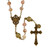 Light Brown Mantle of Mary Collection Rosary