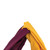 Knotted Headband - Burgundy/yellow gold