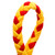 PomBraid Headband -  Red/Yellow Gold