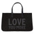 Black Canvas Tote - Love You More