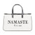 Face to Face Canvas Tote - Namaste 6ft Away