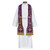 Byzantium Collection Overlay Stole - Purple