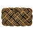 Black/Tan Woven Doormat