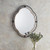 Black Framed Oval Mirror