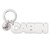 Face To Face Acrylic Word Key Chain - Cabin