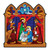 Nativity with Three Kings Window Cling - 12/pk