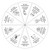 Color-Your-Own The Ten Commandments Learning Wheel - 48/pk