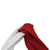 Knotted Headband - Crimson/White