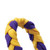 Double PomBraid Headband - Purple/Yellow Gold