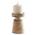 Mango Wood Candle Holder - Small