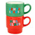 Thimblepress x Slant Stacking Mug Set -  Mrs/Santa Claus