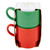Thimblepress x Slant Stacking Mug Set -  Mrs/Santa Claus