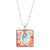 Our Lady Of Guadalupe Art Tile Pendant With Chain