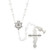 White Enamel First Communion Rosary