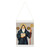 St. Benedict Gray Background Canvas Wall Hang