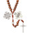 Spiritual Warrior Brown St. Michael Rosary