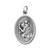 St. Christopher/Protect Us Oxidized Medal - 50/pk
