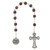 Pompeii Collection One-Decade Rosary - Brown