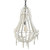 Beaded Chandelier White