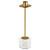 Gold Marble Candle Holder - Large