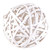 White Rattan Ball - Medium