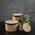 Jute Round Box With Lid - Set of 3