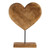 Wood Heart Stand