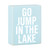 Box Sign - Jump Lake