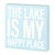 Box Sign - Lake Happy