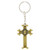 St. Benedict Scroll Crucifix Key Chain - 10/pk