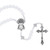 First Communion Cord Rosary - 6/pk