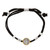 Black St. Benedict Two-Tone Cord Bracelet - 12/pk