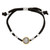 St. Benedict Black Two-Tone Cord Bracelet - 12/pk