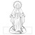 Color-Your-Own Mary and Jesus Statues - 48/pk