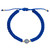 Blue St. Benedict Medal Macrame Bracelet - 12/pk