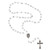 Divine Mercy Splatter Bead Rosary - 4/pk