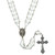 Imitation Pearl Ladder Rosary - 3/pk