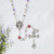 Purple Floral Rose Garden Rosary